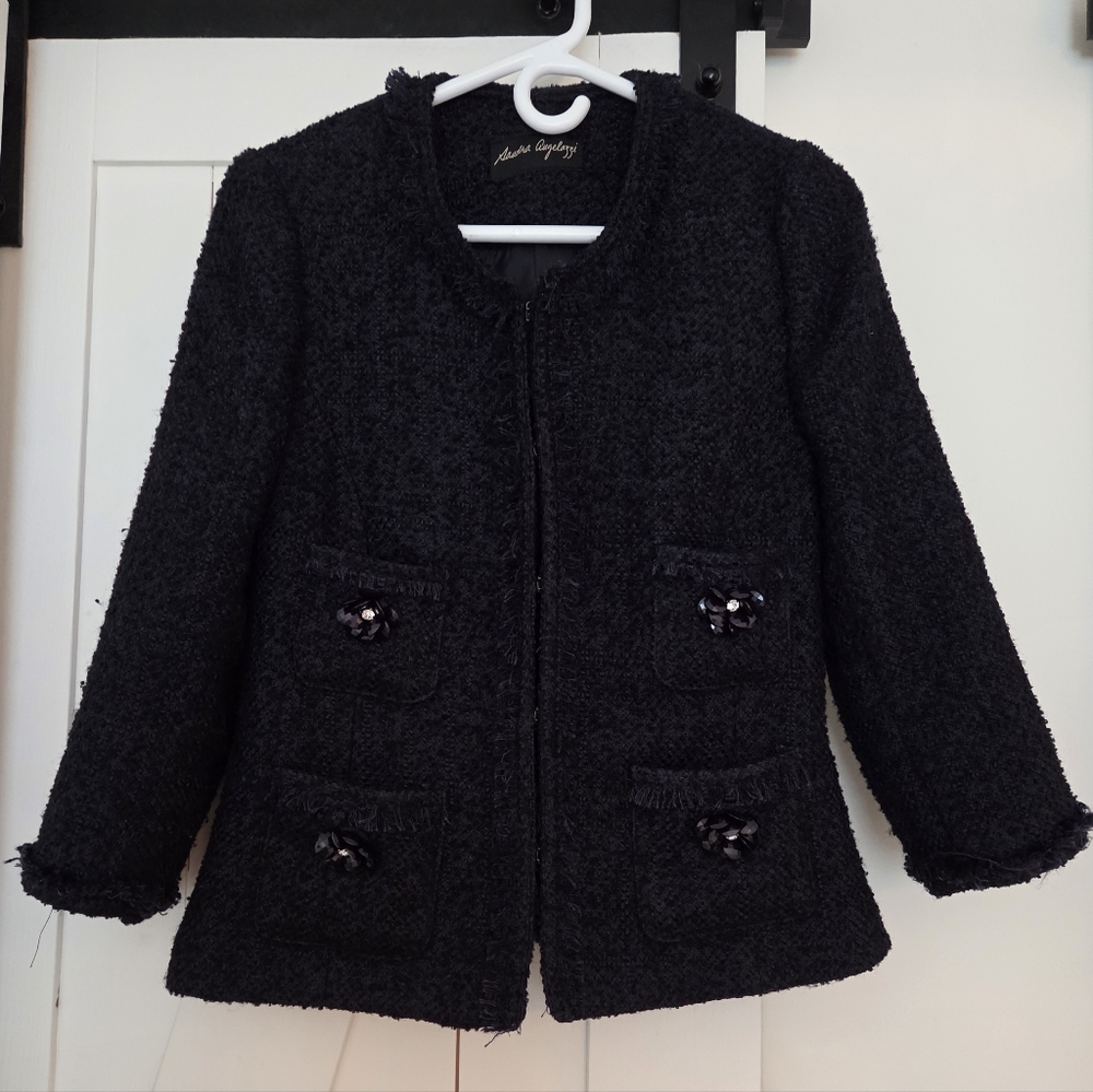 Navy Tweed Jacket (4/6)